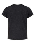 BELLA + CANVAS 3413T Toddler Triblend Tee - Charcoal Black Triblend - back