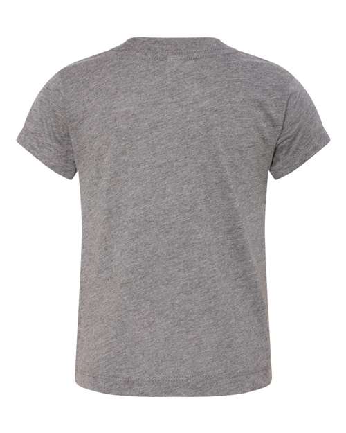 BELLA + CANVAS 3413T Toddler Triblend Tee - Grey Triblend - back