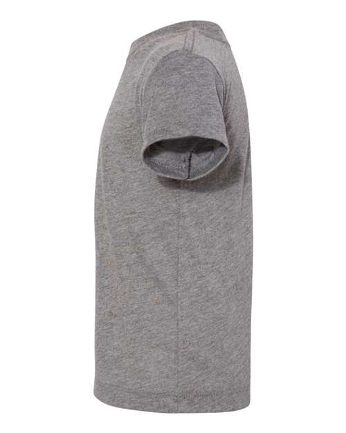 BELLA + CANVAS 3413T Toddler Triblend Tee - Grey Triblend - side