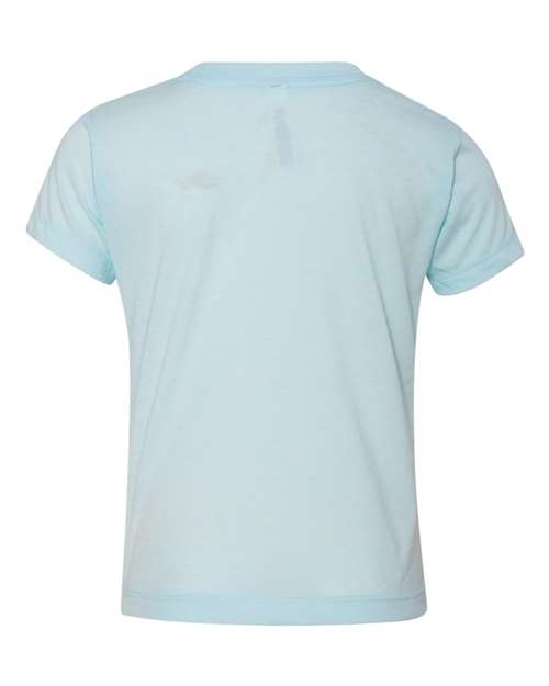 BELLA + CANVAS 3413T Toddler Triblend Tee - Ice Blue Triblend - back