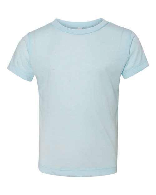 BELLA + CANVAS 3413T Toddler Triblend Tee - Ice Blue Triblend - front