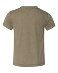 BELLA + CANVAS 3413T Toddler Triblend Tee - Olive Triblend - back