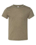 BELLA + CANVAS 3413T Toddler Triblend Tee - Olive Triblend - front