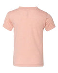 BELLA + CANVAS 3413T Toddler Triblend Tee - Peach Triblend - back