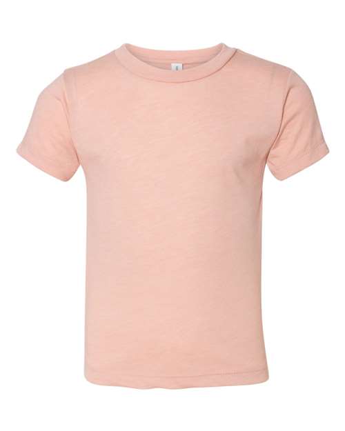 BELLA + CANVAS 3413T Toddler Triblend Tee - Peach Triblend - front