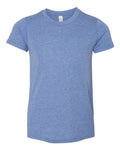BELLA + CANVAS 3413Y Youth Triblend Tee - Blue Triblend - front