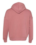 BELLA + CANVAS 3729 Unisex Sponge Fleece Drop Shoulder Hoodie Sweatshirt - Mauve - back