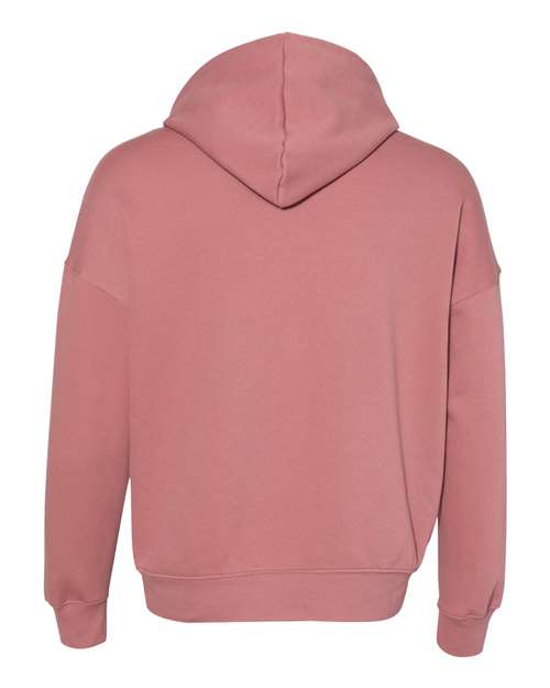 BELLA + CANVAS 3729 Unisex Sponge Fleece Drop Shoulder Hoodie Sweatshirt - Mauve - back