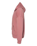 BELLA + CANVAS 3729 Unisex Sponge Fleece Drop Shoulder Hoodie Sweatshirt - Mauve - side
