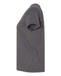 Hanes 5680 Women's Essential-T T-Shirt - Charcoal Heather - side