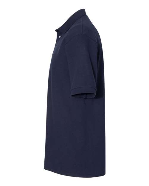 Jerzees 443M Men's 100% Ring-Spun Cotton Piqué Polo - J. Navy - side