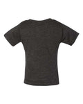 BELLA + CANVAS 3413B Infant Triblend Tee - Charcoal Black Triblend - back