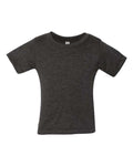 BELLA + CANVAS 3413B Infant Triblend Tee - Charcoal Black Triblend - front