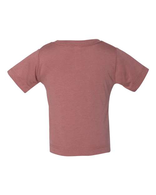 BELLA + CANVAS 3413B Infant Triblend Tee - Mauve Triblend - back