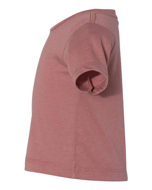 BELLA + CANVAS 3413B Infant Triblend Tee - Mauve Triblend - side