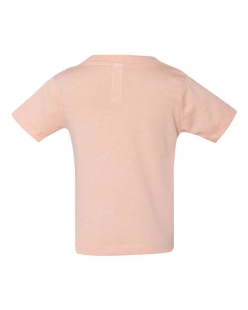BELLA + CANVAS 3413B Infant Triblend Tee - Peach Triblend - back