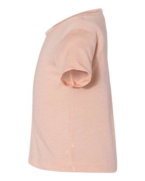 BELLA + CANVAS 3413B Infant Triblend Tee - Peach Triblend - side