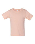 BELLA + CANVAS 3413B Infant Triblend Tee - Peach Triblend - front