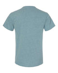 Next Level 4600 Unisex Eco Heavyweight T-Shirt - Heather Pacific - back