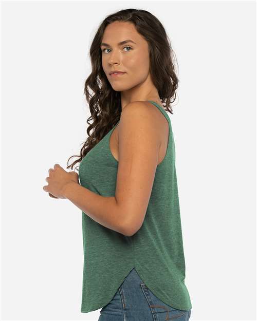 Next Level 5033 Women's Festival Tank - Royal Pine - model side