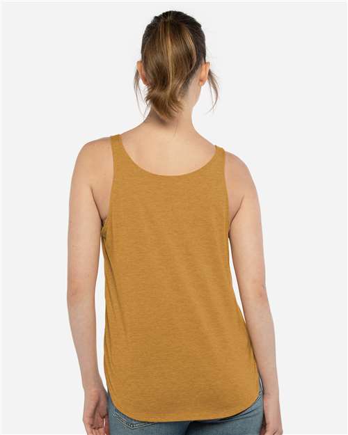 Next Level 5033 Women's Festival Tank - Antique Gold - model back