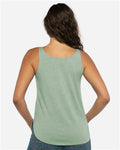 Next Level 5033 Women's Festival Tank - Stonewash Green - model back