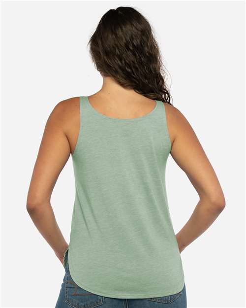 Next Level 5033 Women's Festival Tank - Stonewash Green - model back