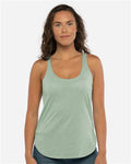 Next Level 5033 Women's Festival Tank - Stonewash Green - model front