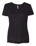 Next Level 5030 Women's Festival Scoop Neck T-Shirt - Black - front