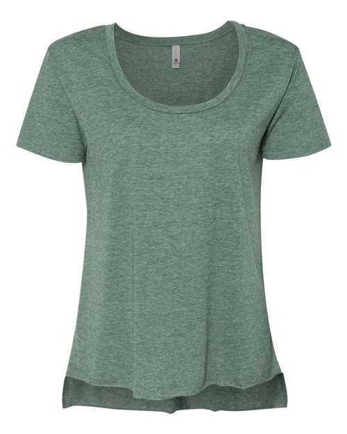 Next Level 5030 Women's Festival Scoop Neck T-Shirt - Royal Pine - front