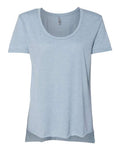 Next Level 5030 Women's Festival Scoop Neck T-Shirt - Stonewash Denim - front