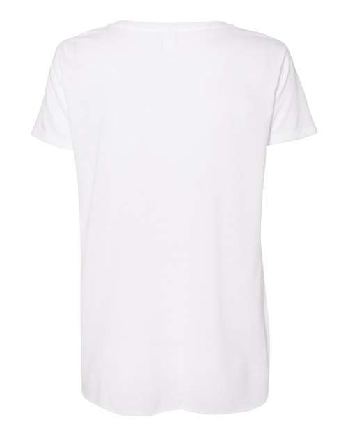 Next Level 5030 Women's Festival Scoop Neck T-Shirt - White - back