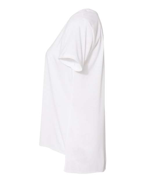 Next Level 5030 Women's Festival Scoop Neck T-Shirt - White - side
