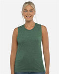 Next Level 5013 Women’s Festival Muscle Tank - Royal Pine - model front