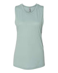 Next Level 5013 Women’s Festival Muscle Tank - Stonewash Green - front