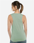 Next Level 5013 Women’s Festival Muscle Tank - Stonewash Green - model back