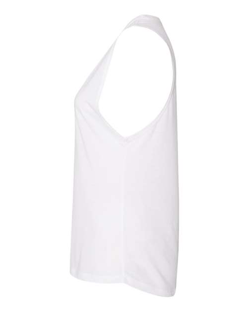Next Level 5013 Women’s Festival Muscle Tank - White - side