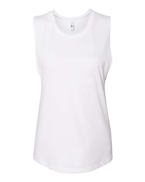 Next Level 5013 Women’s Festival Muscle Tank - White - front