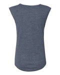 Next Level 5040 Women's Festival Sleeveless Deep V-Neck T-Shirt - Antique Denim - back