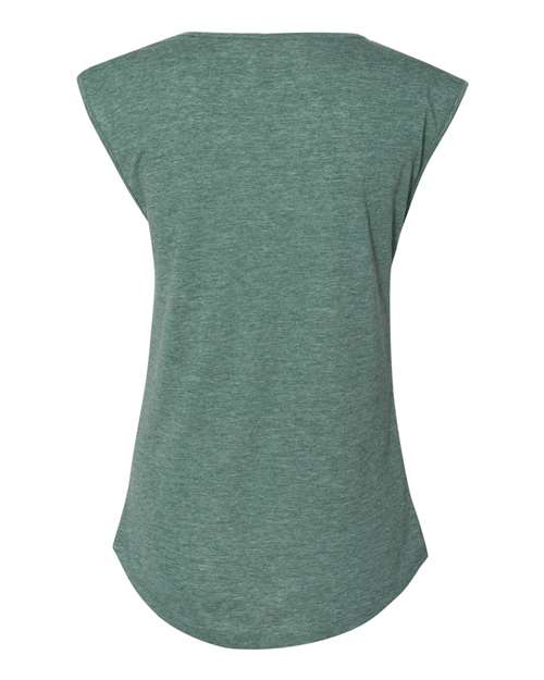 Next Level 5040 Women's Festival Sleeveless Deep V-Neck T-Shirt - Royal Pine - back