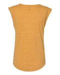 Next Level 5040 Women's Festival Sleeveless Deep V-Neck T-Shirt - Antique Gold - back