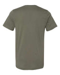 Bella + Canvas 3005 Jersey V-Neck Tee - Military Green - back