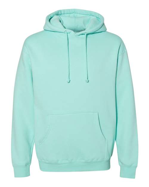 Independent Trading Co. IND4000 Heavyweight Hooded Sweatshirt - Mint - flat front