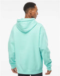 Independent Trading Co. IND4000 Heavyweight Hooded Sweatshirt - Mint - model back