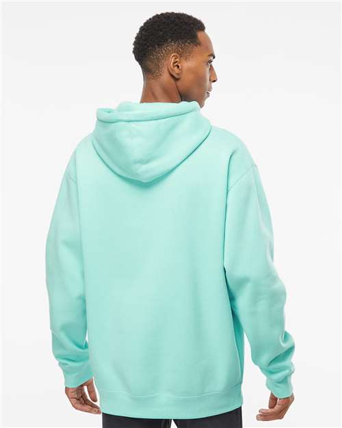 Independent Trading Co. IND4000 Heavyweight Hooded Sweatshirt - Mint - model back