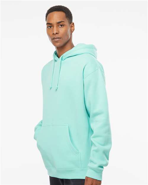 Independent Trading Co. IND4000 Heavyweight Hooded Sweatshirt - Mint - model side