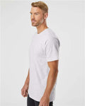 American Apparel 2001 Unisex Fine Jersey Tee - Ash Grey - model side