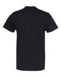 American Apparel 2001 Unisex Fine Jersey Tee - Black - back
