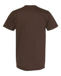 American Apparel 2001 Unisex Fine Jersey Tee - Brown - back