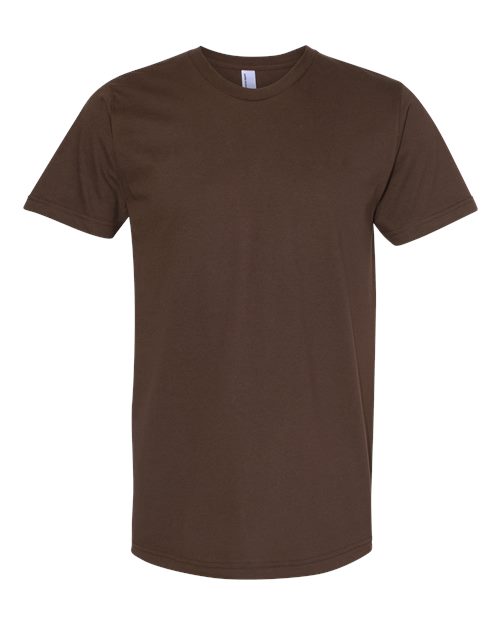 American Apparel 2001 Unisex Fine Jersey Tee - Brown - front
